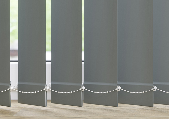 Roma (FR), Pewter - Vertical Blind Slats - Image 3